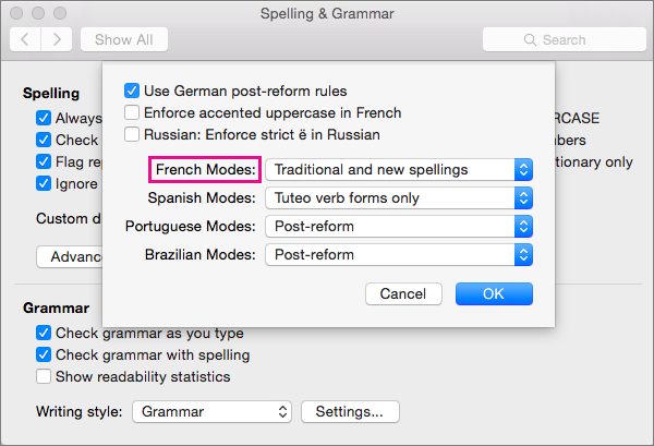 Mac Os X Spelling Dictionary For Outlook