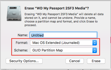 Can You Format A Wd Passport For Mac